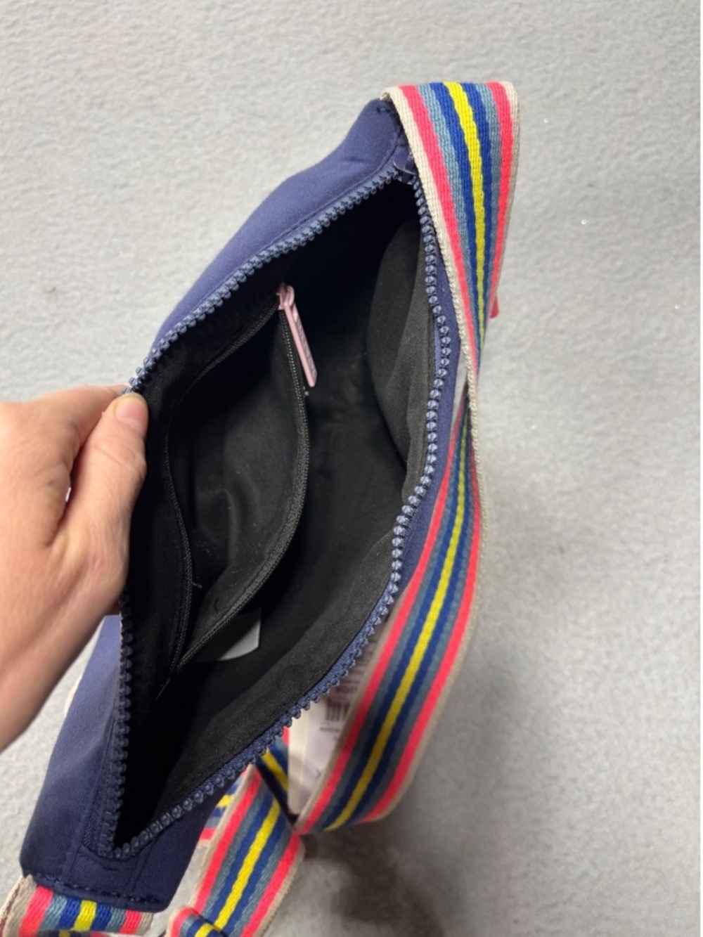 Wildfox Navy Crescent Crossbody NWT - Picture 8 of 10